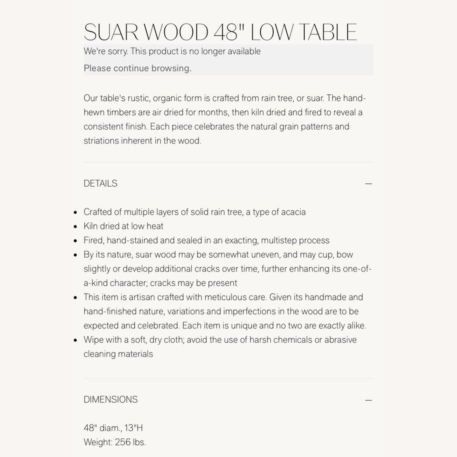 Restoration Hardware Dark Gray Wood Coffee Table - image-10