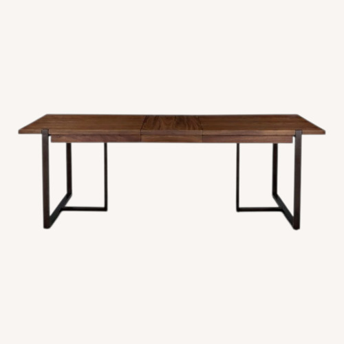 Used Article Dark Brown Wood Coffee Table for sale on AptDeco