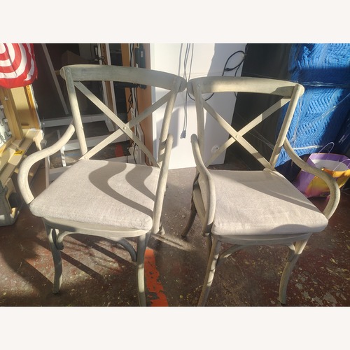 Used Restoration Hardware Natural Wood Accent Chair for sale on AptDeco
