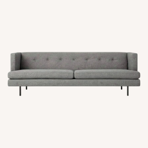 Used CB2 Avec Sofa Dark Gray Velvet 3+ Seater Sofa for sale on AptDeco