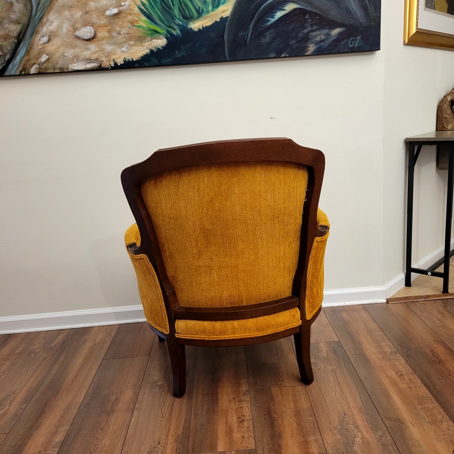 Vintage/Antique Finds Yellow Accent Chair - image-8