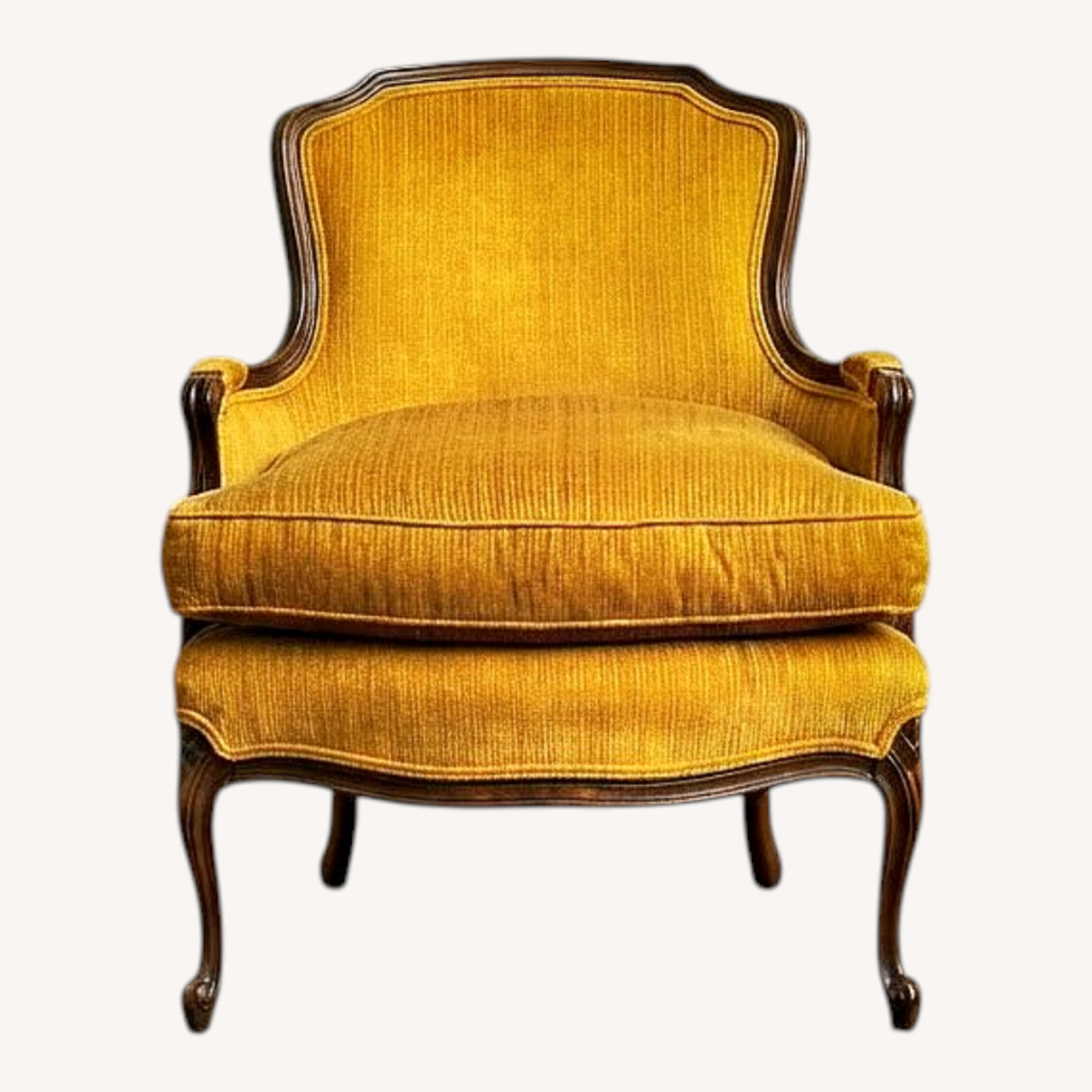Vintage/Antique Finds Yellow Accent Chair - image-0