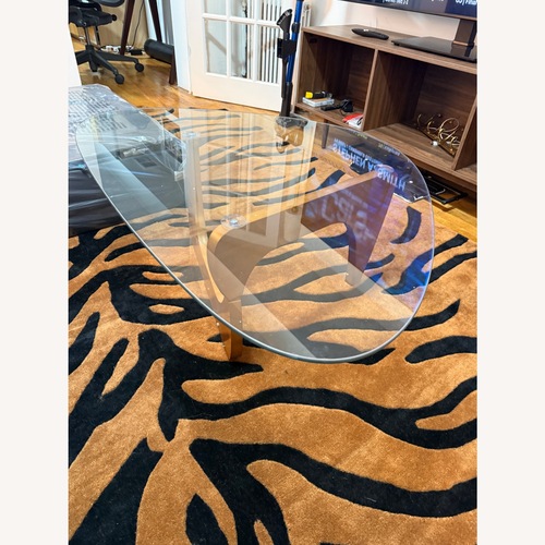 Used Glass coffee table  for sale on AptDeco