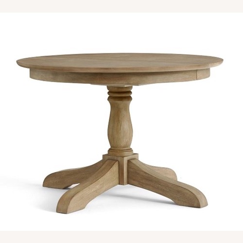 Used Pottery Barn Owen Light Brown Wood Dining Table for sale on AptDeco