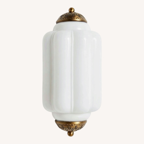 Used Anthropologie Milk Glass Scone for sale on AptDeco