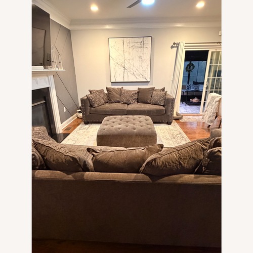 Used Raymour & Flanigan Dark Gray 3+ Seater Sofa for sale on AptDeco