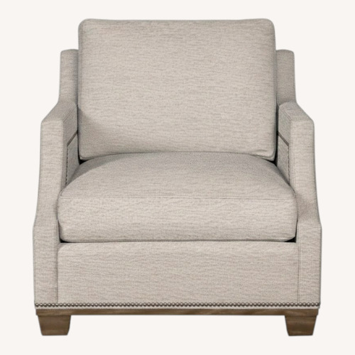 Used Vanguard Furniture Light Gray Fabric Accent Chair for sale on AptDeco