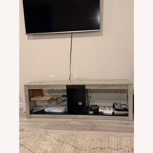 Used Bestier LED TV Stand for sale on AptDeco