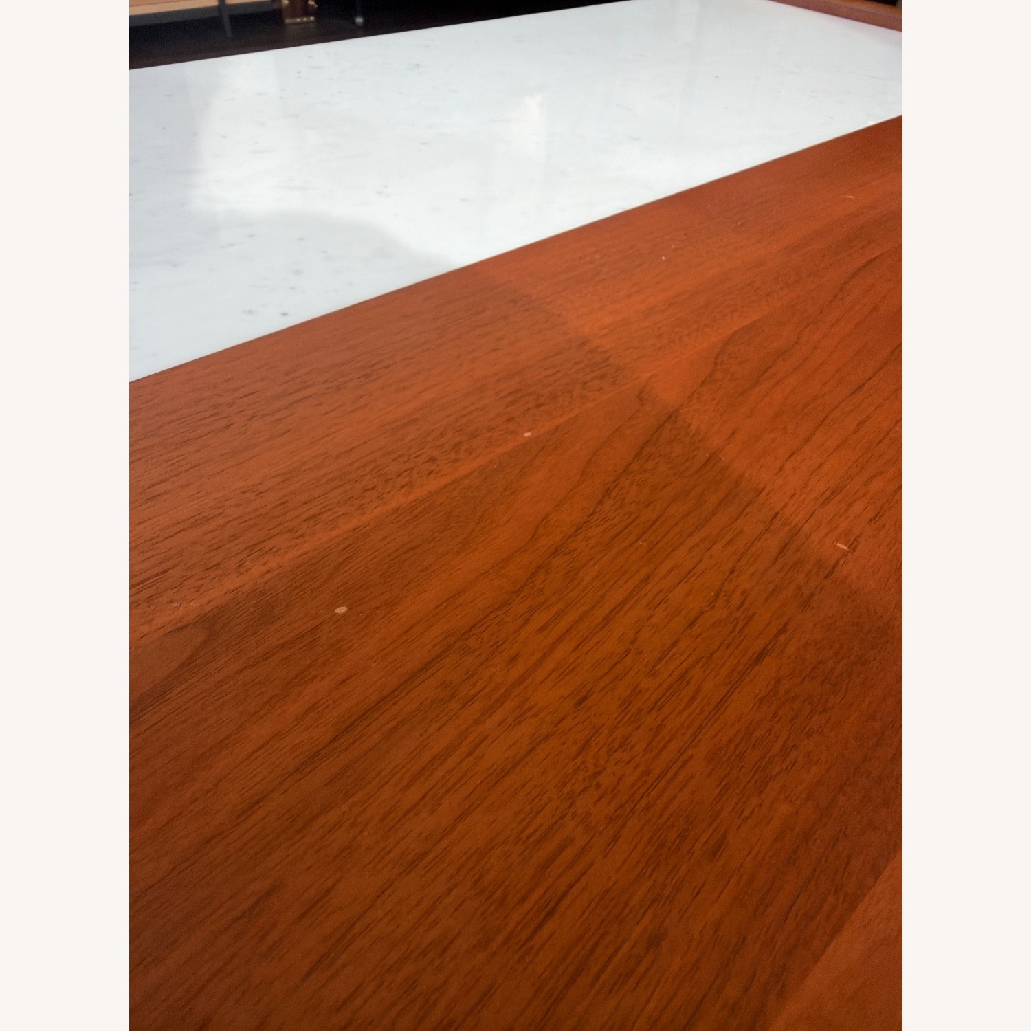 West Elm Mid-Century Marble Double Pop-Up Coffee Table (51") - image-5