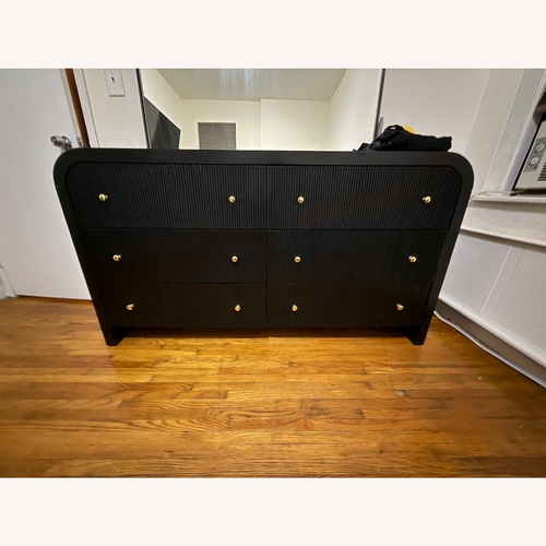 Used Joss & Main Black Wood Dresser for sale on AptDeco