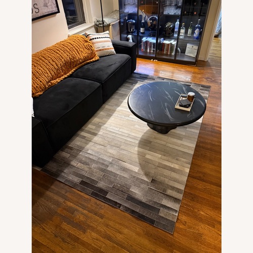 Used AllModern Deanna Light Gray Area Rug 5' x 8' for sale on AptDeco
