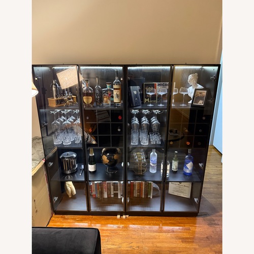 Used Wayfair Black Bar Cabinet for sale on AptDeco