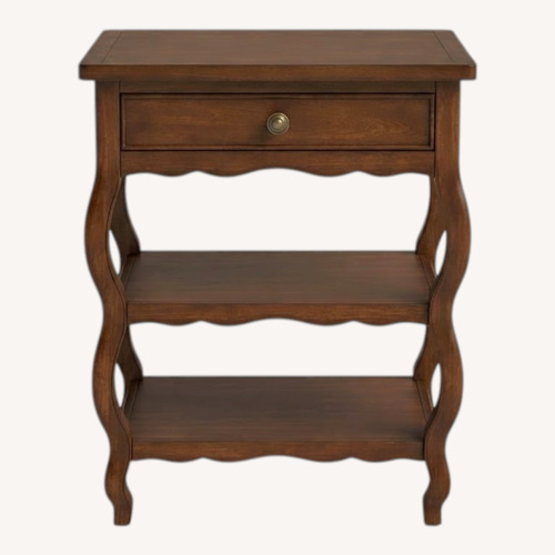 Used 3 Tiered Uttermost Wood Table for sale on AptDeco