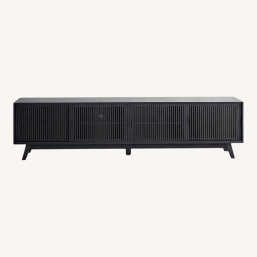 Used AllModern Burton 79” Acacia TV Stand for sale on AptDeco