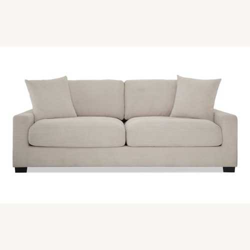 Used Bob's Discount Furniture Natural 2 Seater Sofa for sale on AptDeco
