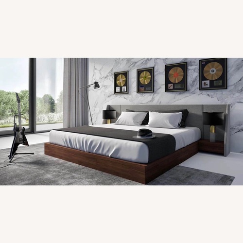 Used Wayfair Easton Wingback Bed Frame for sale on AptDeco