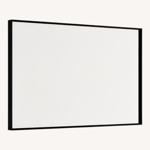 Used Amazon 48”x40” Wall Mirror Black Finish for sale on AptDeco