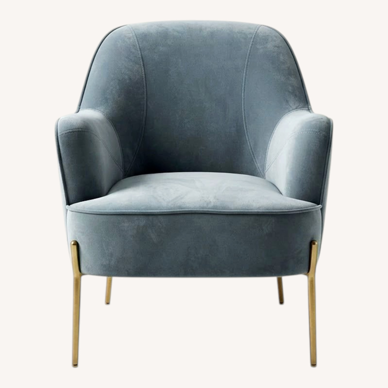 Wayfair Wide Grey Chair with Armrest - image-5