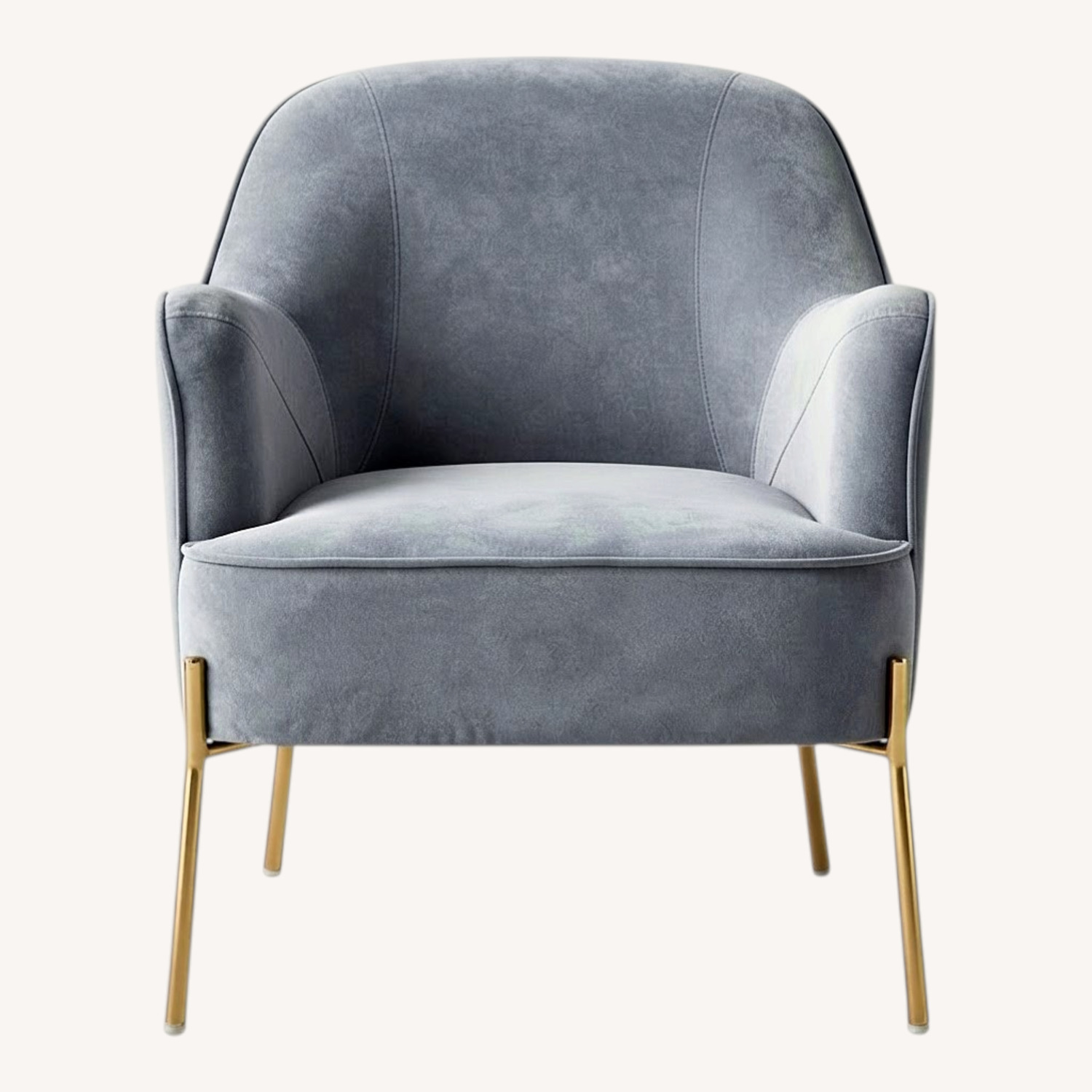 Wayfair Wide Grey Chair with Armrest - image-0