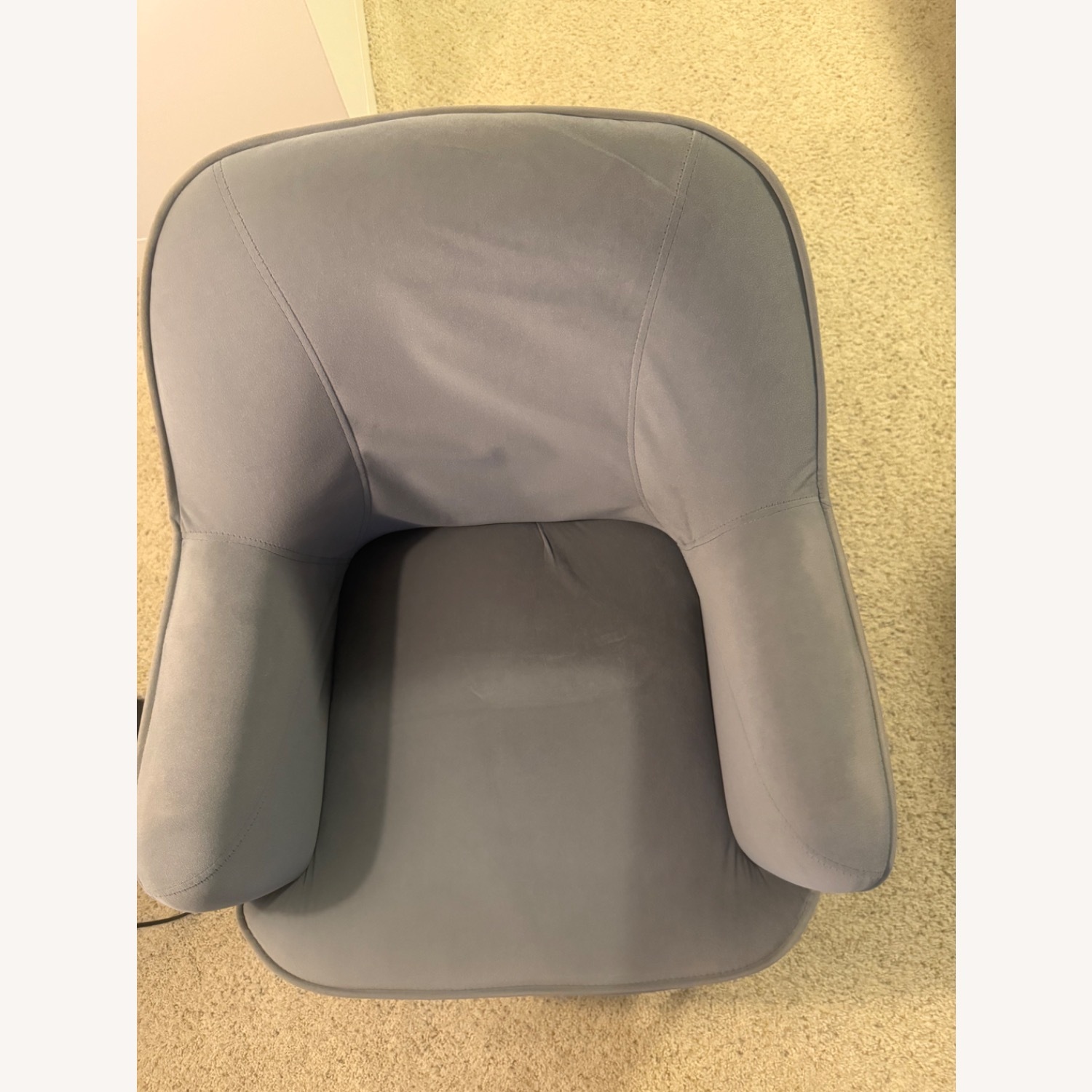 Wayfair Wide Grey Chair with Armrest - image-3