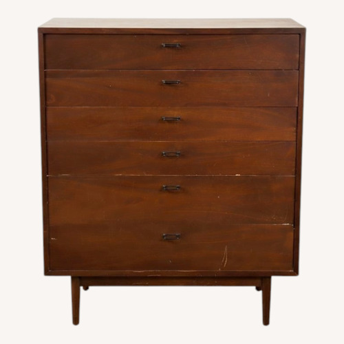 Used Vintage/Antique Dark Brown Wood Dresser for sale on AptDeco