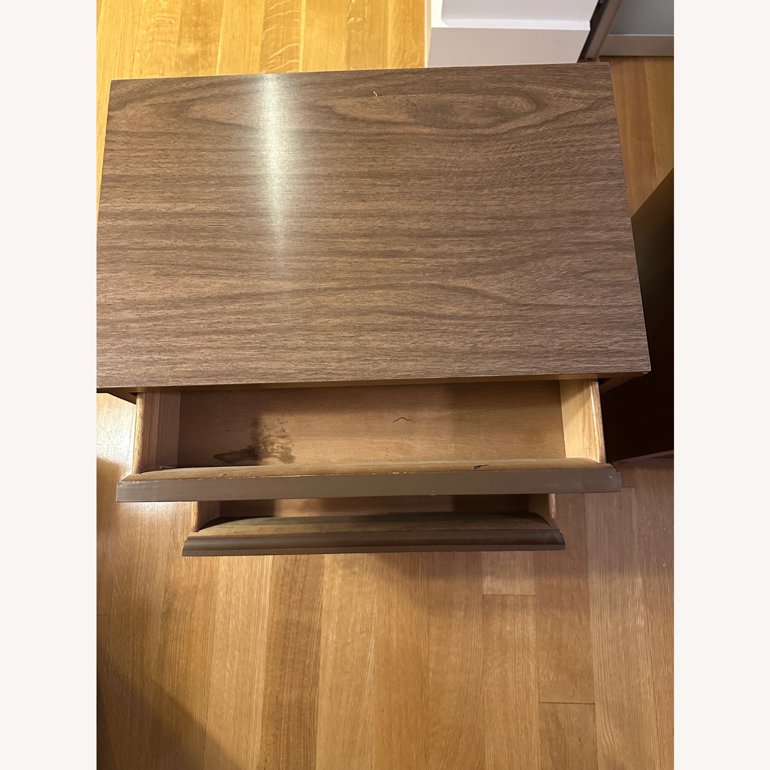 Midcentury Dark Brown Wood Nightstands - image-9
