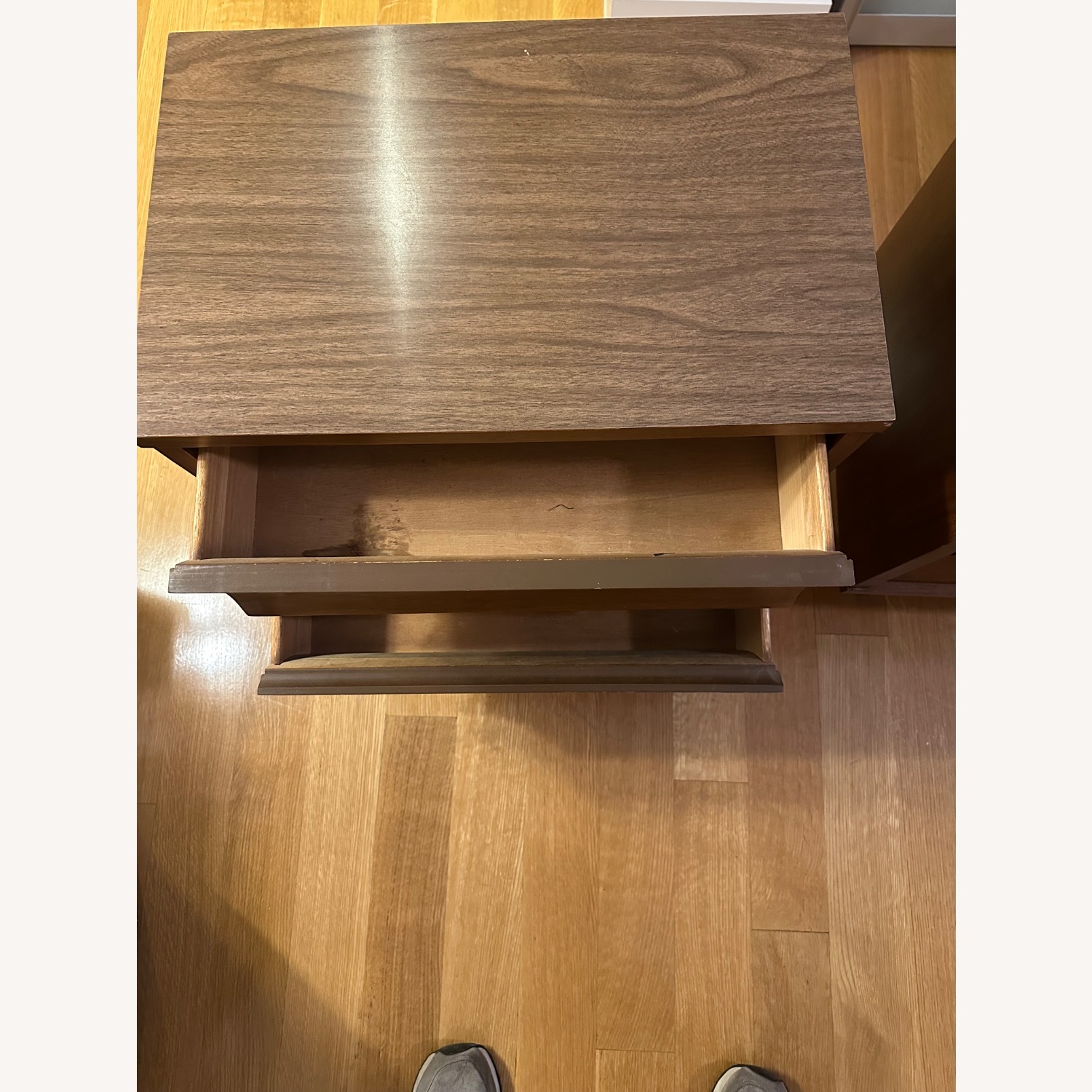 Midcentury Dark Brown Wood Nightstands - image-12