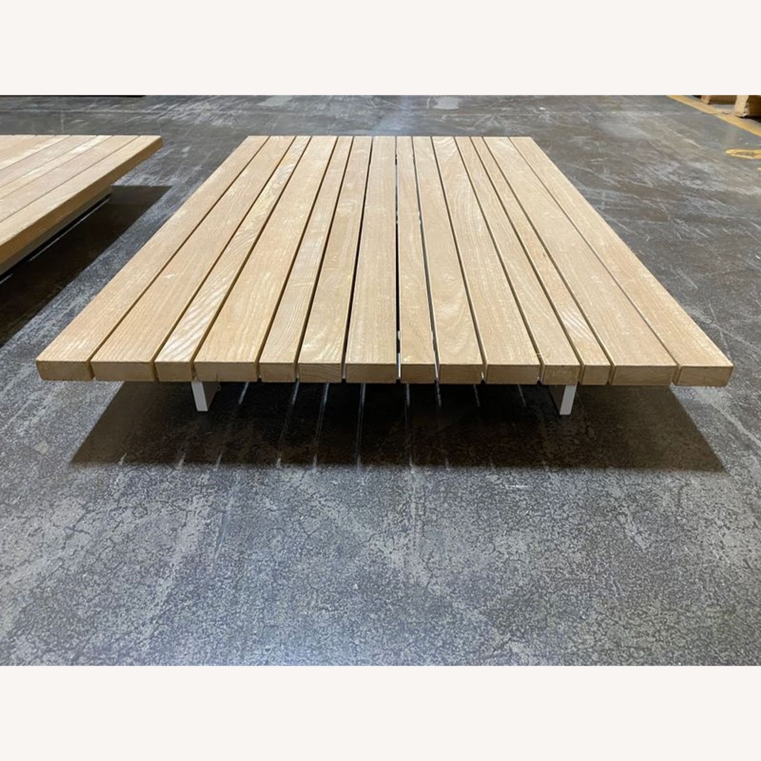 Paola Lenti Sunset Low Wood Slat Coffee Table - image-1