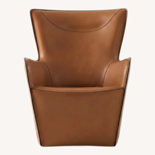 Used Molteni & C Mandrague Modern Leather Swivel Chair for sale on AptDeco