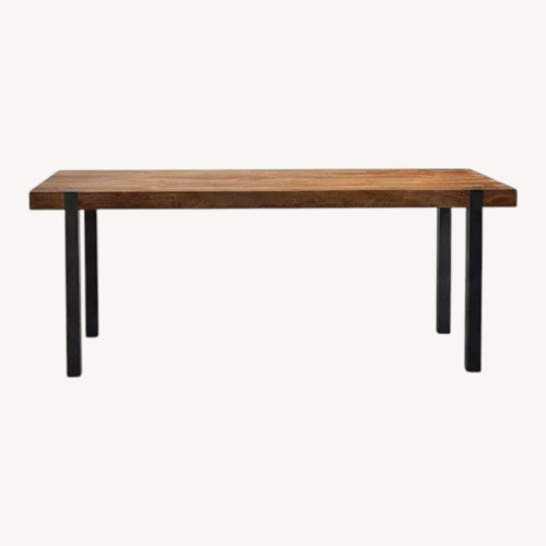 Used CB2 Darjeeling Natural Wood Dining Table for sale on AptDeco
