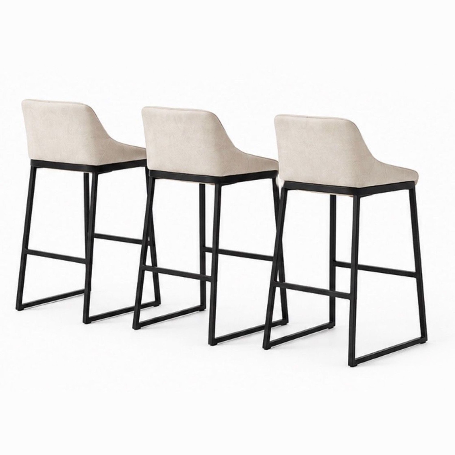Set of Three Piet Boon Kekke Counter Stools - image-2