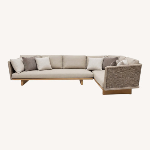 Used Paola Lenti Sabi Outdoor Sectional Sofa for sale on AptDeco