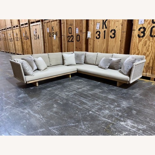 Used Paola Lenti Sabi Outdoor Sectional Sofa for sale on AptDeco