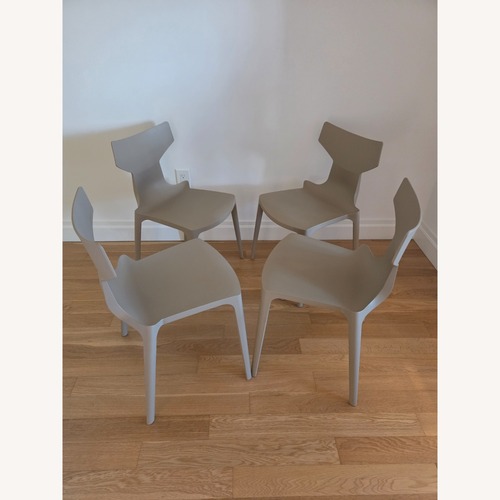 Used Kartell Natural Plastic Dining Chairs for sale on AptDeco