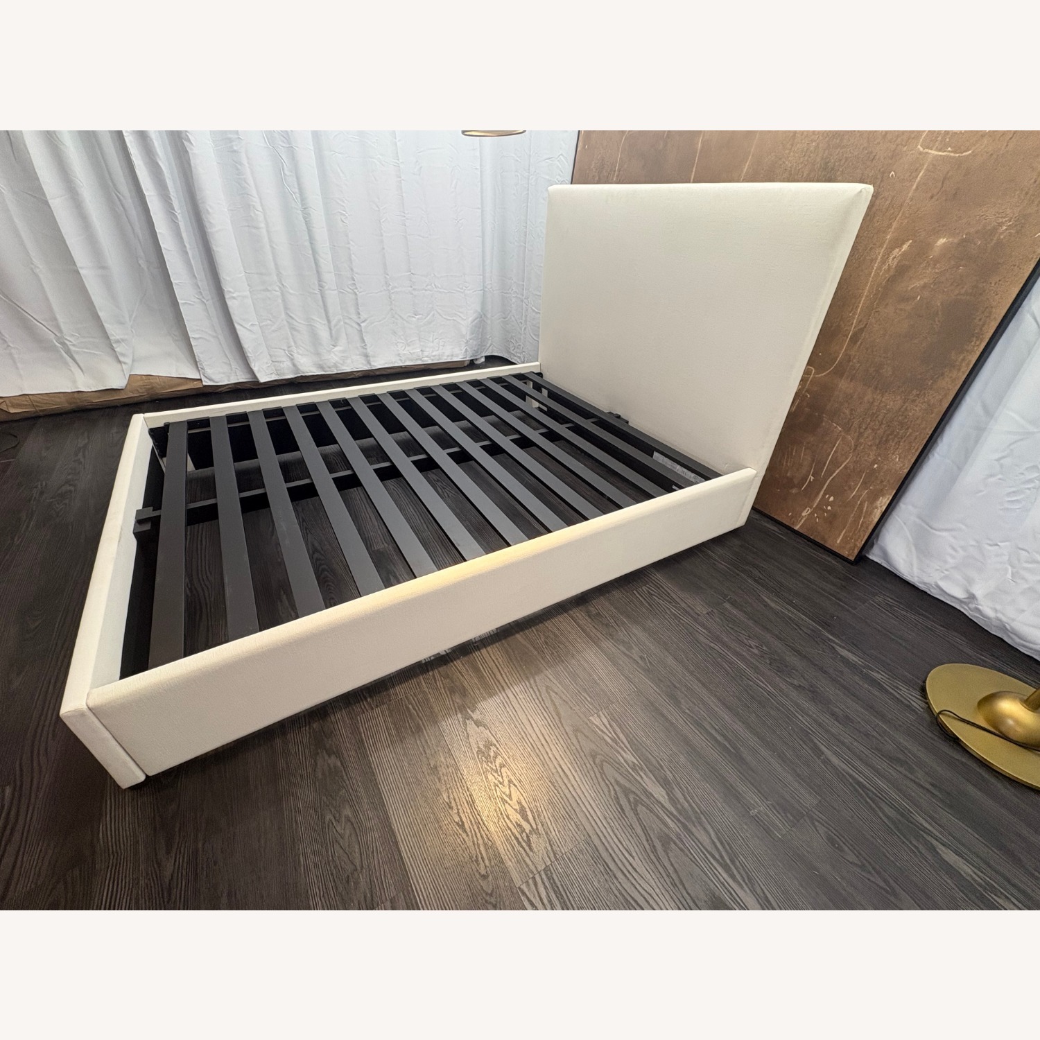 Restoration Hardware Lawson Fabric Panel Bed Queen Natural - image-12