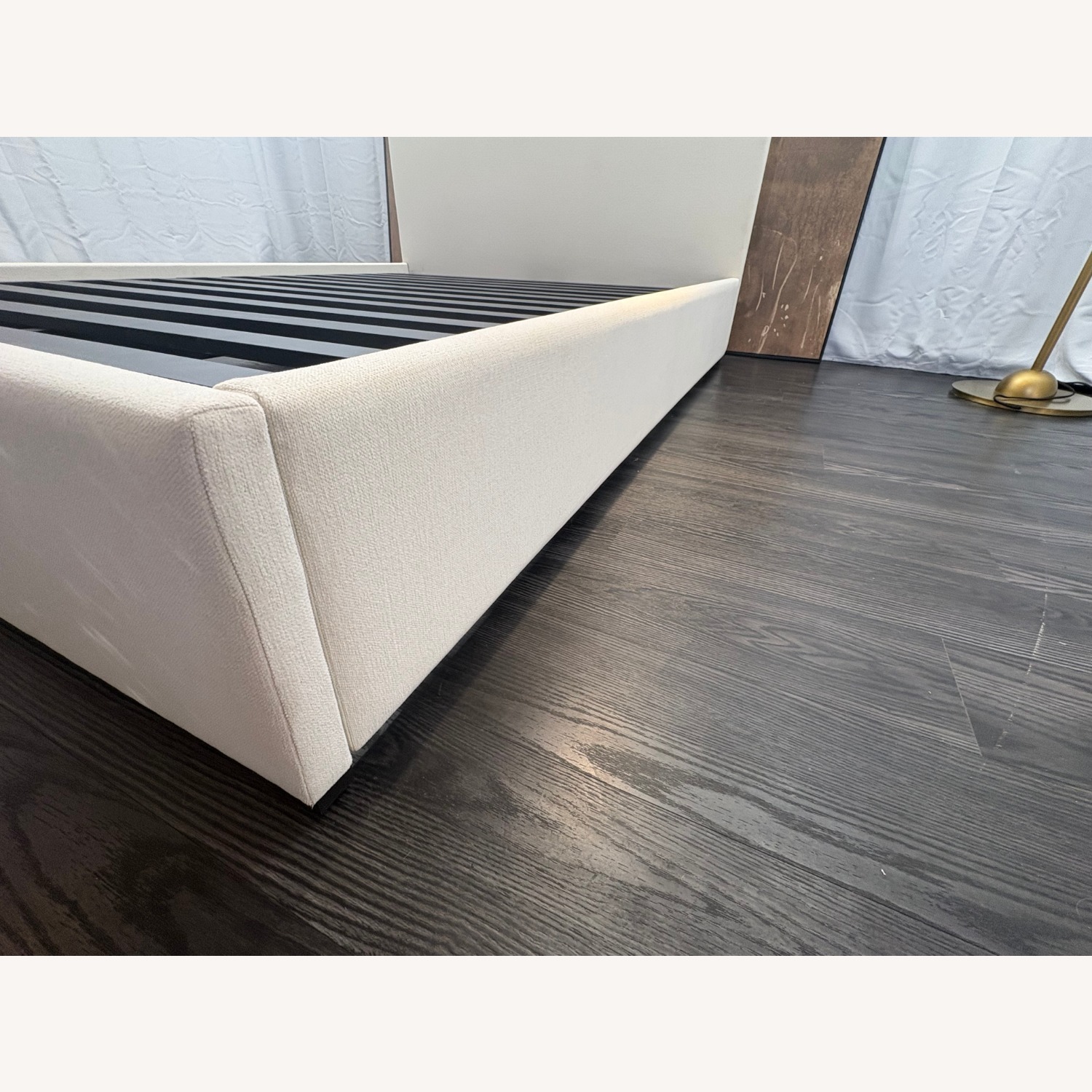 Restoration Hardware Lawson Fabric Panel Bed Queen Natural - image-7