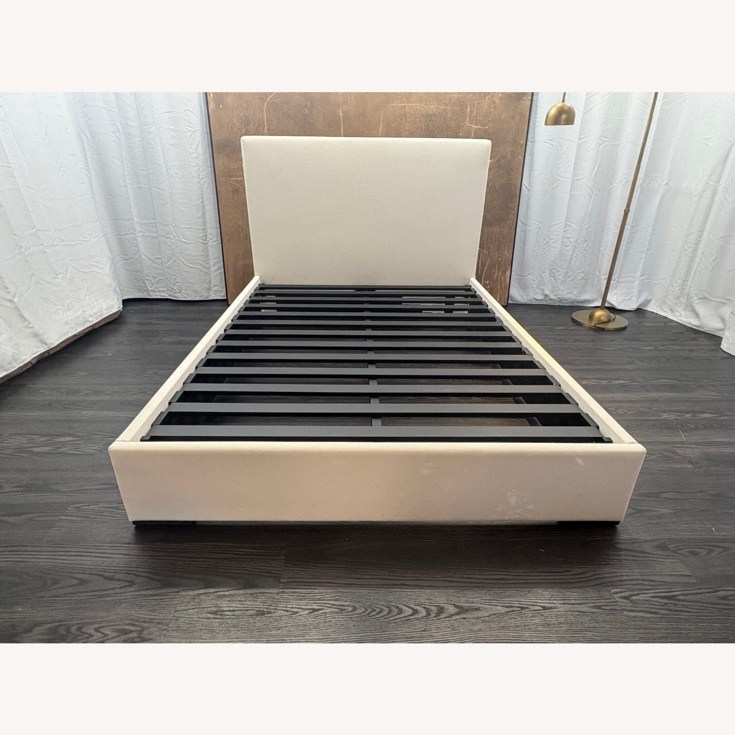 Restoration Hardware Lawson Fabric Panel Bed Queen Natural - image-2