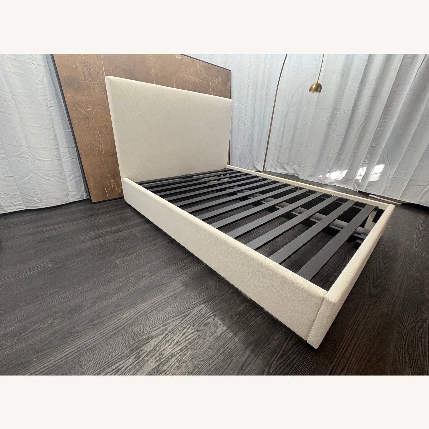 Restoration Hardware Lawson Fabric Panel Bed Queen Natural - image-6