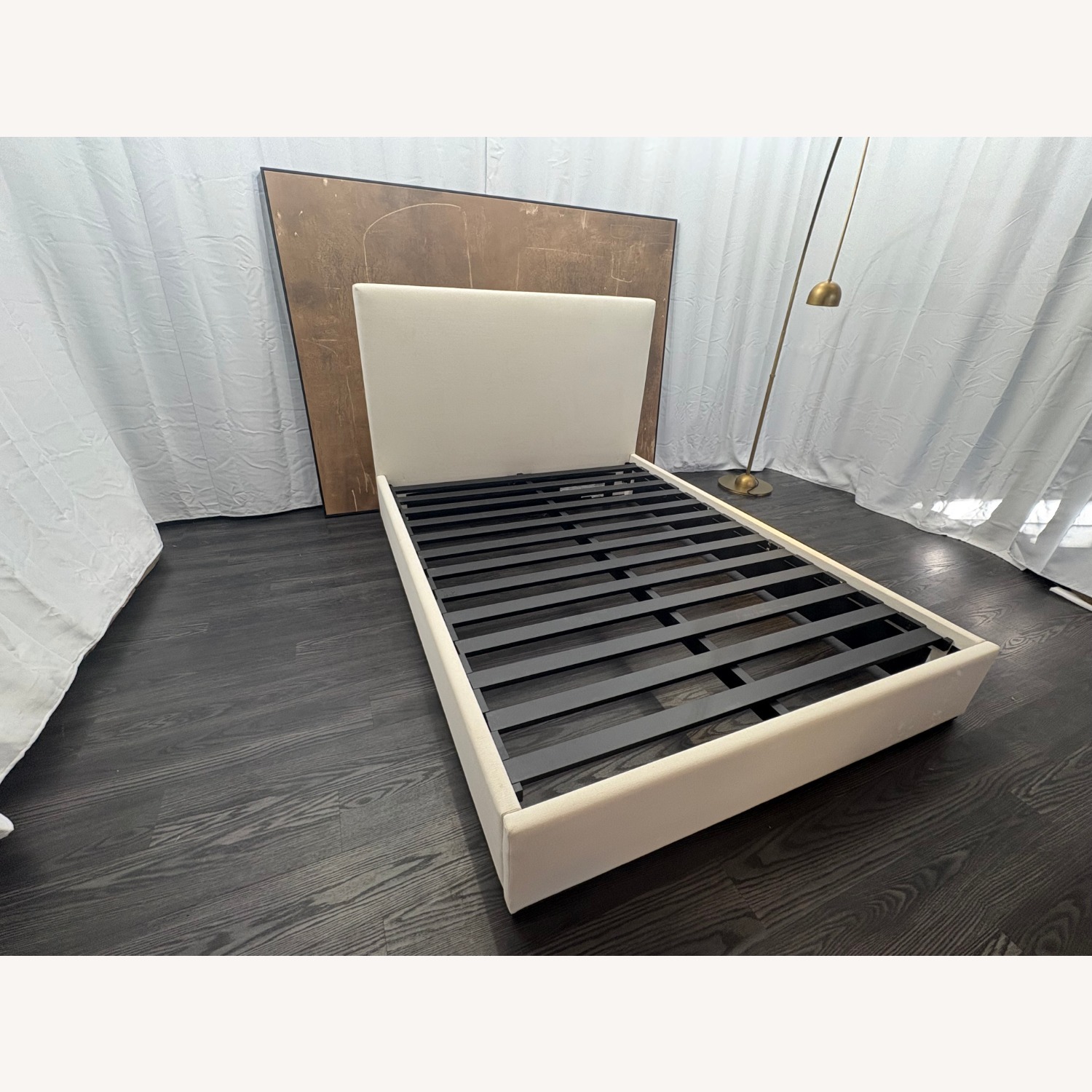 Restoration Hardware Lawson Fabric Panel Bed Queen Natural - image-4