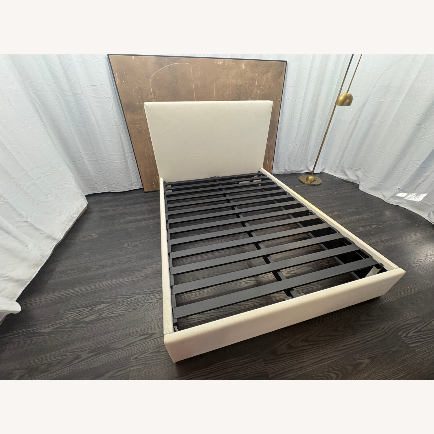 Restoration Hardware Lawson Fabric Panel Bed Queen Natural - image-16