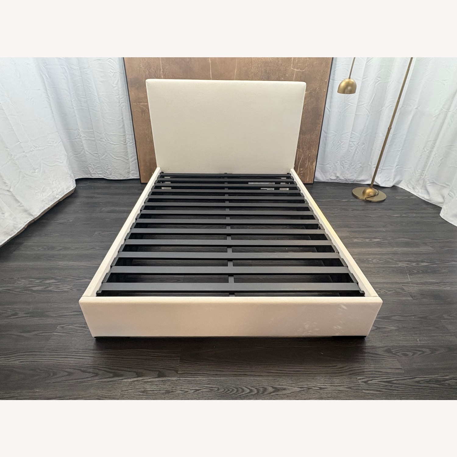 Restoration Hardware Lawson Fabric Panel Bed Queen Natural - image-3