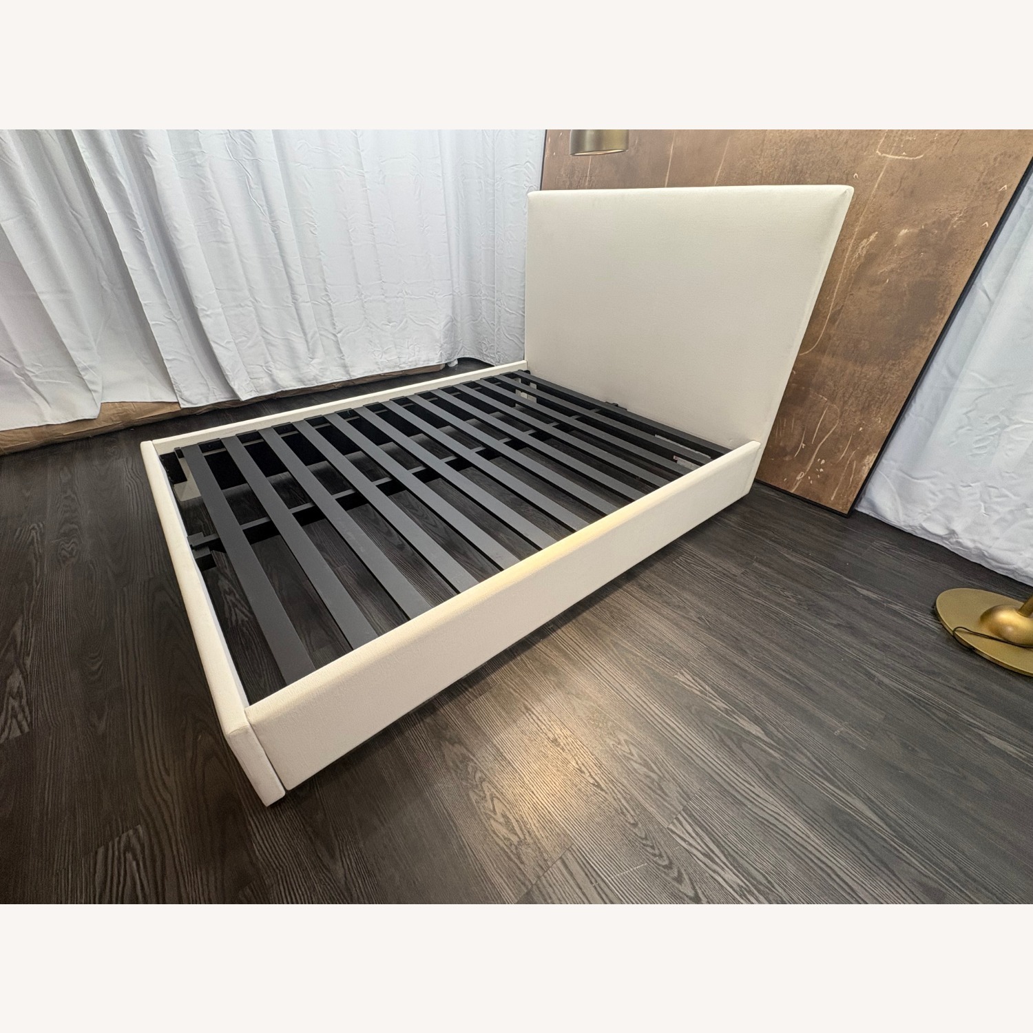 Restoration Hardware Lawson Fabric Panel Bed Queen Natural - image-14