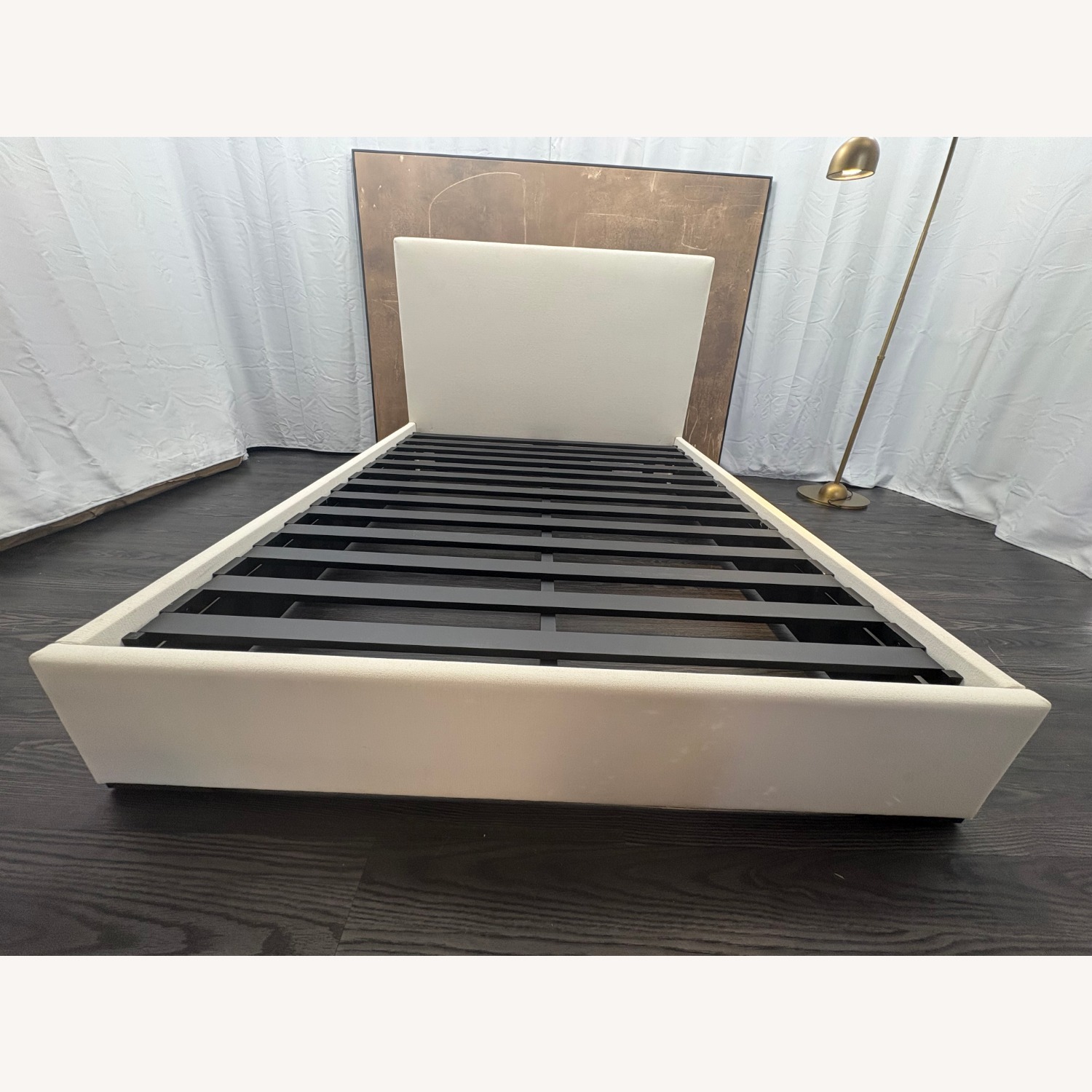 Restoration Hardware Lawson Fabric Panel Bed Queen Natural - image-22