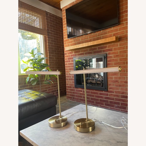 Used West Elm Light Rods LED USB Table Lamp (19") for sale on AptDeco