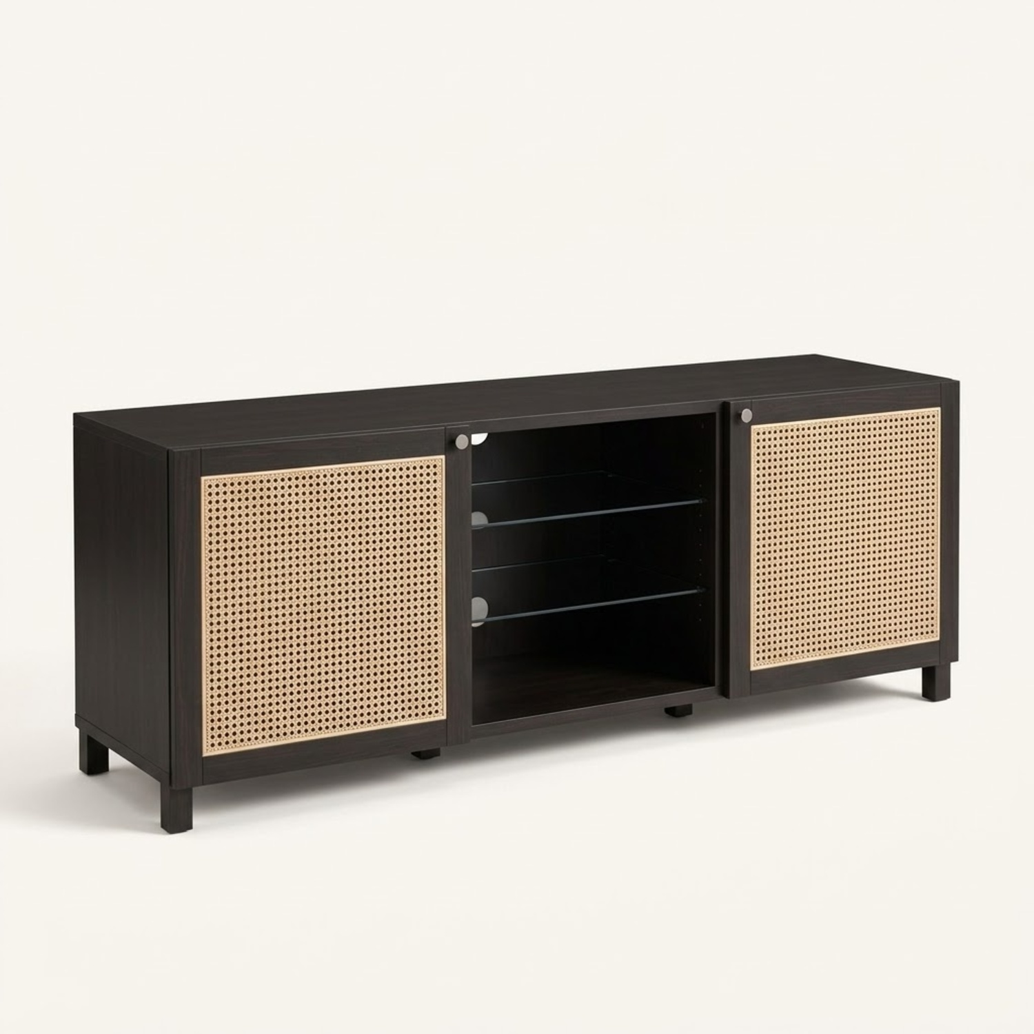 IKEA Besta Dark Brown Wood Sideboard - image-9