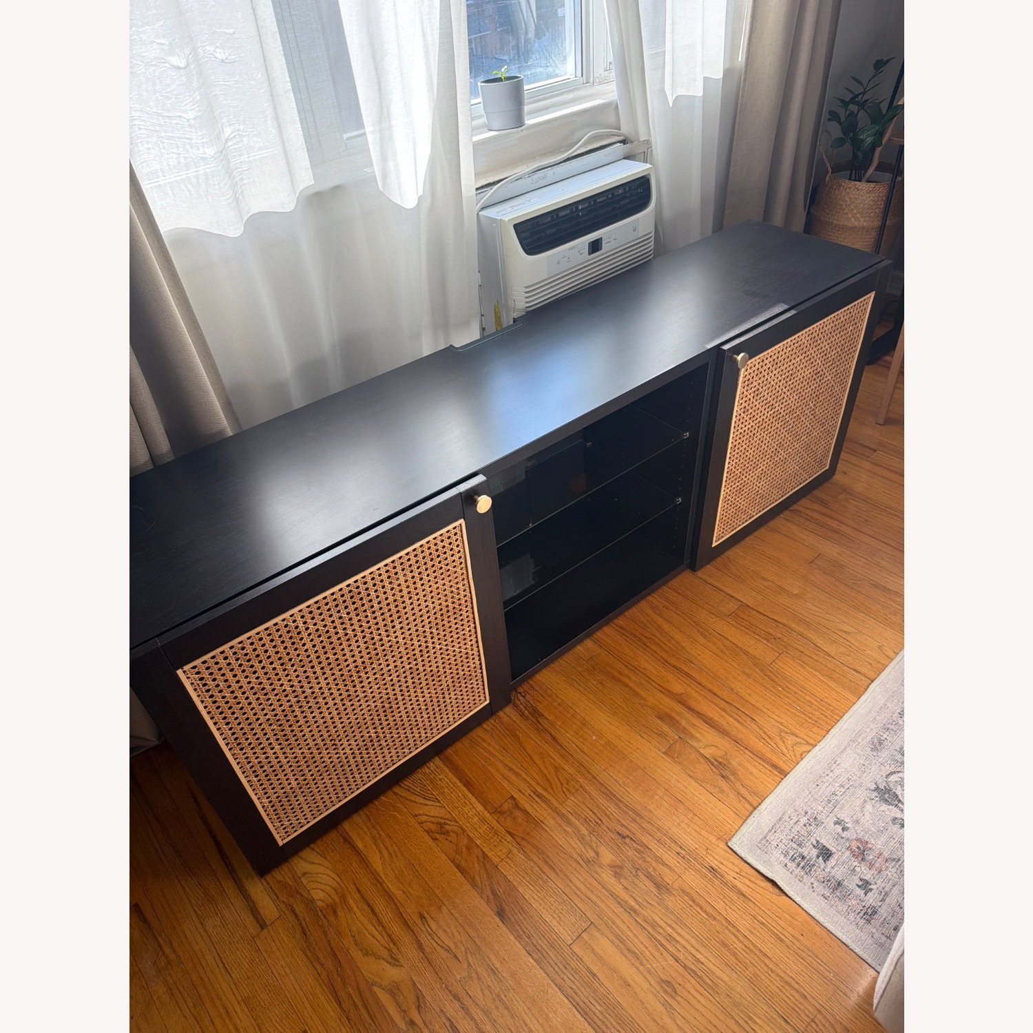IKEA Besta Dark Brown Wood Sideboard - image-2