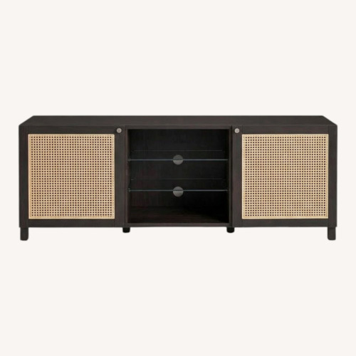 Used IKEA Besta Dark Brown Wood Sideboard for sale on AptDeco