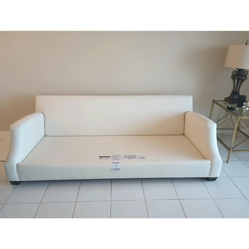 Used Ethan Allen Natural Linen 4+ Seater Sofa for sale on AptDeco