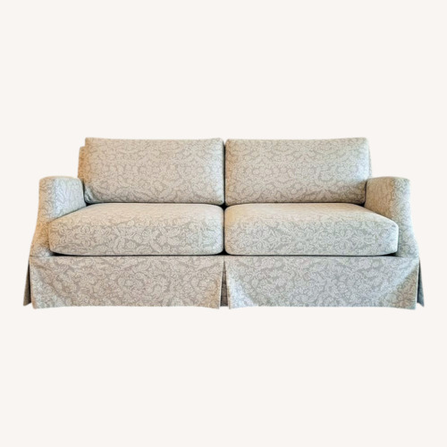 Used Ethan Allen Natural Linen 4+ Seater Sofa for sale on AptDeco