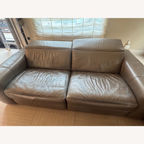 Used Leather 2 Seater Sofa for sale on AptDeco